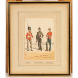 Richard Simkin (1840-1926)/Two Regimental Uniform Studies/Royal Fusiliers 1879;