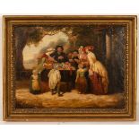 English School, 19th Century/The Haberdasher/oil on canvas, 31.75cm x 40.