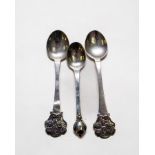 Two Danish silver spoons, Holger Kyster,