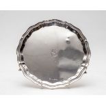 A silver salver, Viner's Ltd.