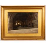 Sir William Blake Richmond RA (1842-1921)/Lower Church Assisi/initialled and dated 1894/oil on