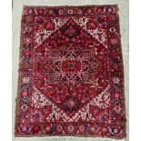 A Heriz carpet, North West Persia, mid 20th Century,