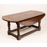 A 17th Century oak centre/dining table,