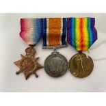 A Group of three Great War Medals,