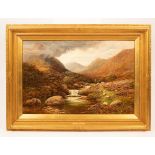 Thomas Groves (1849-1915)/Sheep Grazing by a Highland Stream/signed lower right 'Thos Groves',