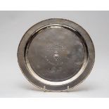 A silver dish, Hung Chong, early 19th Century,