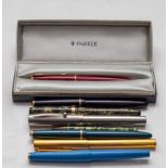 A Lady Parker pen and sundry others CONDITION REPORT: Condition information is not