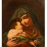 Italian School, 18th Century/Madonna and Child/oil on canvas,