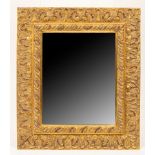 A gilt framed wall mirror of Venetian design,