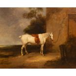 Thomas Mogford of Exeter (1809-1868)/Grey Hunter/oil on canvas,