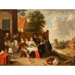 After David Teniers the Younger/Feast of the Prodigal Son/oil on panel, 47cm x 60.