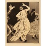 Dame Laura Knight DBE RA RWS (1877-1970)/Spanish Dancer No 1/signed in pencil/etching and aquatint,
