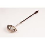 A George II silver toddy ladle, Thomas Cooke and Richard Gurney, London 1729,