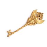 A gilt-bronze Chamberlain's Key, period of Catherine II,