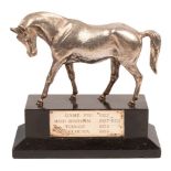 A silver horse trophy, Edward Barnard & Sons Ltd, London 1967,