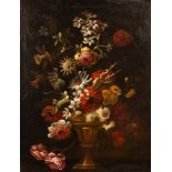 Follower of Gaspar Pieter Verbruggen/Still Life of Flowers/oil on canvas,