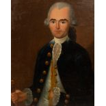 Continental School, mid 18th Century/Portrait of a Gentleman/half-length,