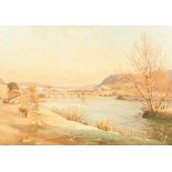 Donald Henry Floyd (1892-1965)/Wye Bridge, Monmouth/signed and dated 1940/ oil on canvas,