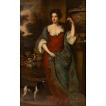 Studio of Willem Wissing (1656-1687)/Portrait of Queen Anne when Princess of Denmark/full-length,