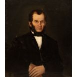 American school, mid 19th Century/Portrait of a Gentleman/half-length,