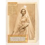 Bachroch/Wedding Portrait of Elizabeth Berger/gelatin silver print,