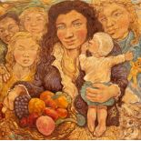 Rosamond Higgins/The Gypsies/oil on canvas,