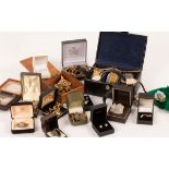 A large quantity of costume jewellery and watches CONDITION REPORT: Condition
