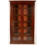 A 19th Century mahogany bookcase in the manner of Gillows of Lancaster,