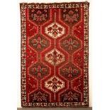 A large Shiraz rug, South West Persia,