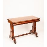 An early Victorian mahogany adjustable buffet,