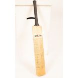 A Gray-Nicolls Crusader cricket bat with various signatures for the Australia, Yorkshire,