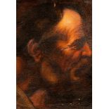 Manner of Jacob Jordaens/Head of a Bearded Man/oil on canvas,