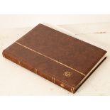 GB Stamps Brown stock book with face value of over £200,