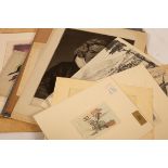 Sundry unframed prints and engravings CONDITION REPORT: Condition information is not