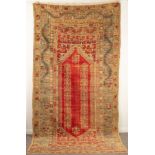 A large Ghiordes rug, West Anatolia, late 19th Century,