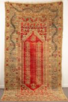 A large Ghiordes rug, West Anatolia, late 19th Century,