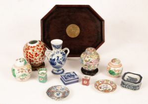 A group of Oriental items, 20th Century,