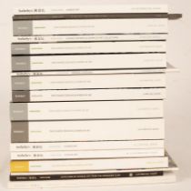 Sotheby's Asian arts (mainly Chinese) sale catalogues, Hong Kong, 2010s,