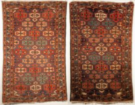 A pair of Bakthiar rugs, South East Persia,