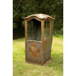 An Avignon sedan chair, possibly by Guignet,