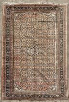 A small Malayir carpet, West Persia, mid 20th Century,