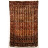 A Feraghan Sarouk rug, West Persia, mid 20th Century, the field of polychrome paper twist stripes,