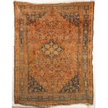 A small Afshar carpet, South West Persia, early 20th Century,