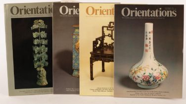 'Oriental Arts' magazines, 1990s and 1975 (1 copy), and 'Orientations' art magazines, 1980s-1990s,