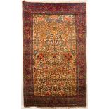 A Kirman prayer rug, South East Persia, second half 20th Century,