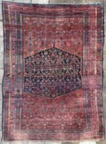 A large Bidjar carpet, Persian Kurdistan, circa 1900,
