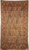 An Afshar rug, South West Persia, the ivory field with an all over design of mother and child boteh,