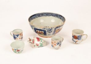 A group of Chinese export ware, Qing dynasty, 18th Century,