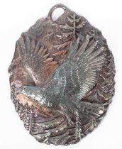A Buccellati silver Christmas ornament depicting an Eagle