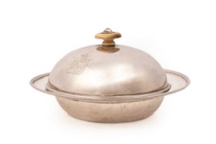 A George III silver muffin dish